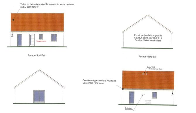 Construction plain pied 65m² Construction plain pied 65m²